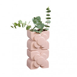 Vas Square Flower Rose